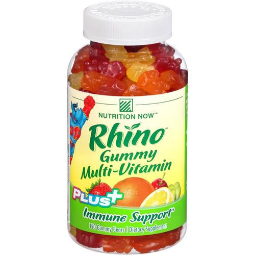 Nutrition Now Multivitamin - Immune - Kids - Gummy - Rhino - 150 Count