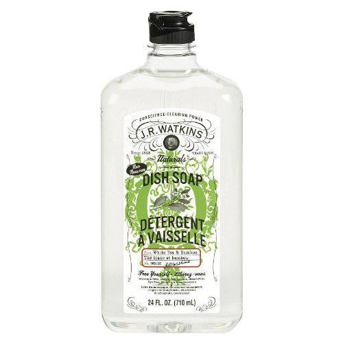 J.r. Watkins Dish Soap - White Tea And Bamboo - 24 Fl Oz