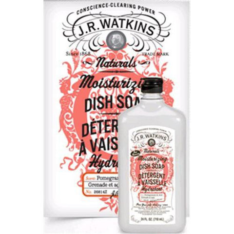 J.r. Watkins Dish Soap - Moisturizing - Pomegranate And Acai - 24 Fl Oz