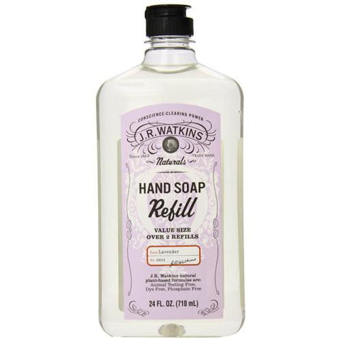 J.r. Watkins Liquid Hand Soap - Refill - Lavender - 24 Fl Oz