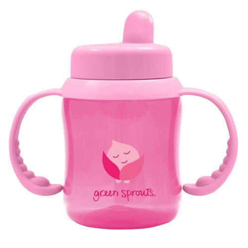 Green Sprouts Sippy Cup - Flip Top Pink - 1 Ct