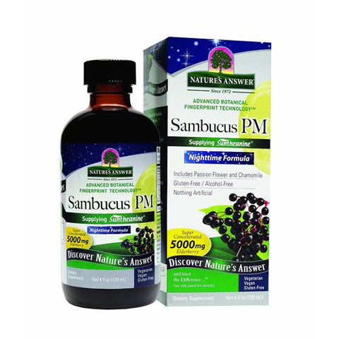 Nature's Answer Sambucus - Pm Nighttime - 4 Fl Oz