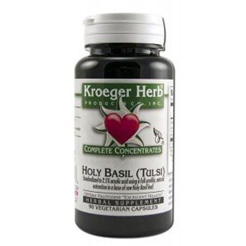 Kroeger Herb Holy Basil - Complete Concentrate - 90 Vegetarian Capsules