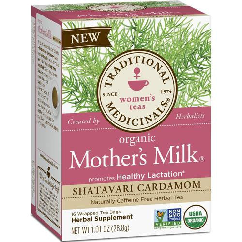 Traditional Medicinals Tea - Orgnc - Hrb - Mthr Mlk - Shat - 16 Ct - 1 Case