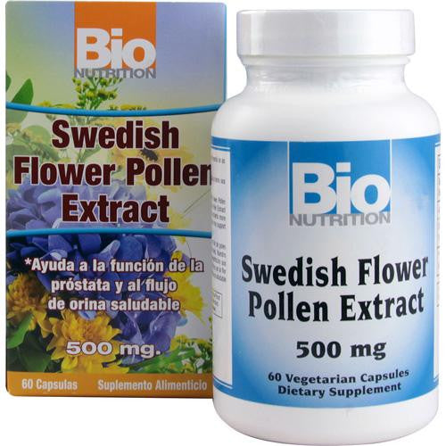 Bio Nutrition Inc Swedish Flower Pollen Extract - 500 Mg - 60 Veg Capsules