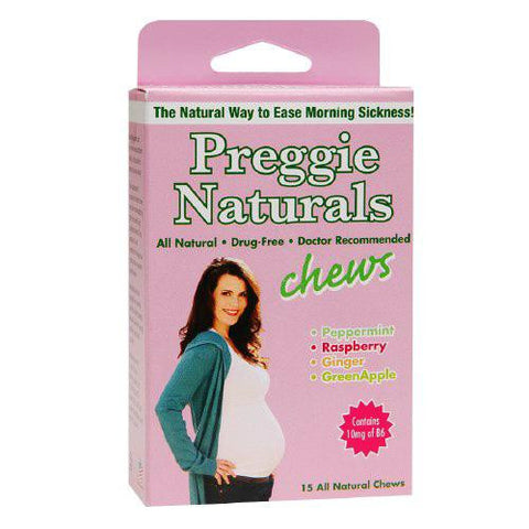 Three Lollies Preggie Naturals - Chews - 15 Count