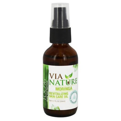 Via Nature Specialty Skin Care Oil - Moringa - Revitalizing - 1.7 Fl Oz