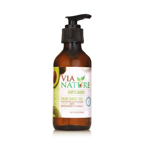 Via Nature Carrier Skin Care Oil - Avocado - 4 Fl Oz