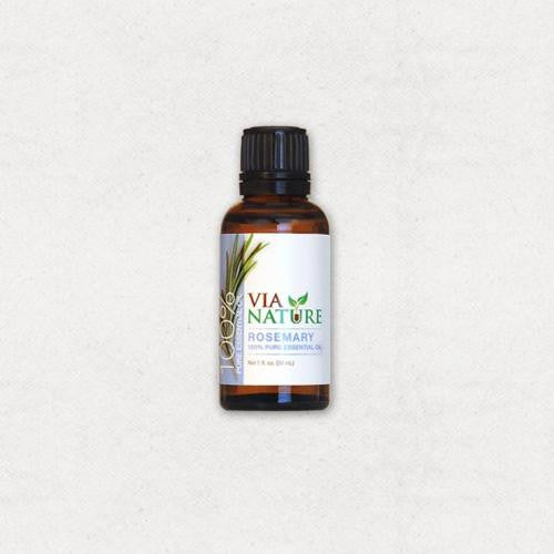 Via Nature Essential Oil - 100 Percent Pure - Rosemary - Single - 1 Fl Oz