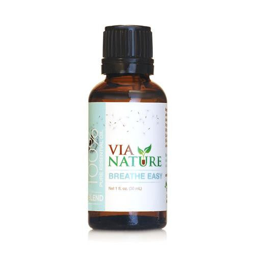 Via Nature Essential Oil Blend - Breathe Easy - 1 Fl Oz