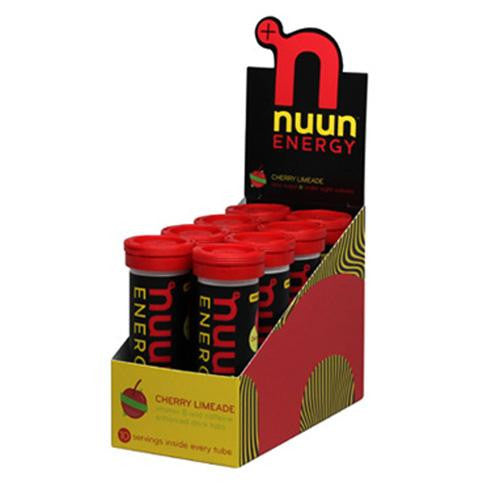 Nuun Hydration Drink Tablets - Energy - Cherry Lime - 10 Tablets - 1 Case