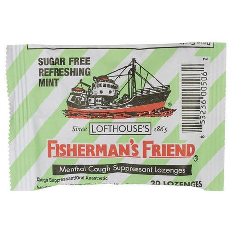 Fisherman's Friend Lozenges - Sugar Free Mint - Ctr Dsp - 20 Ct - 1 Case