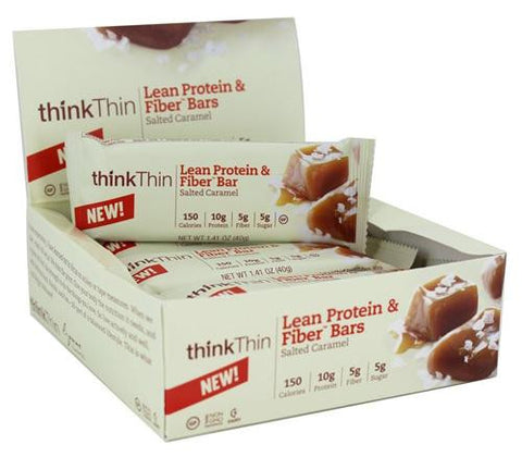 Think Products Thinkthin Bar - Ln Protein Fbr - Caramel - 1.41 Oz - 1 Case