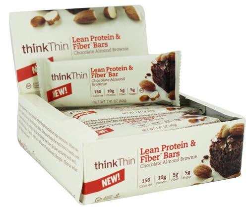 Think Products Thinkthin Bar - Ln Protein Fbr - Choc Alm - 1.41 Oz - 1 Case