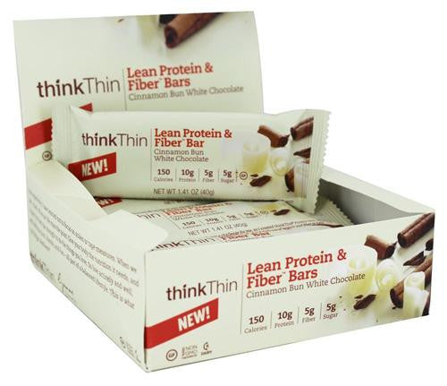 Think Products Thinkthin Bar - Ln Protein Fbr - Cmn Choc - 1.41 Oz - 1 Case