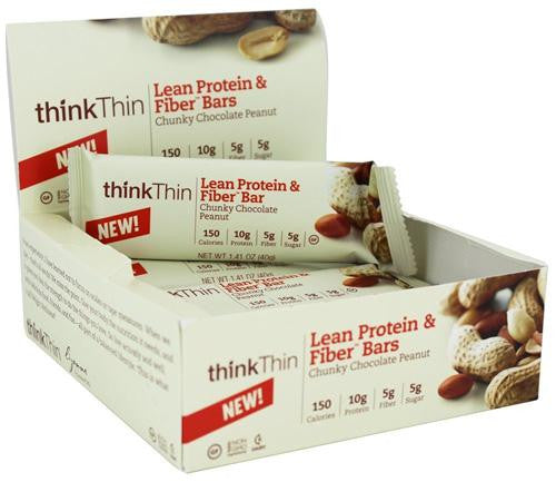 Think Products Thinkthin Bar - Ln Protein Fbr - Choc Pnt - 1.41 Oz - 1 Case