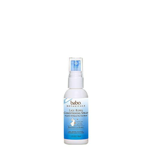 Babo Botanicals Conditioning Spray - Lice Repel - Travel Size - 2 Oz