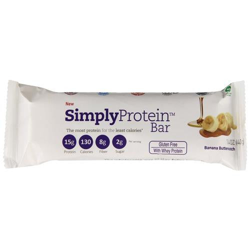 Simplyprotein Bar - Whey - Banana Butterscotch - 40 Grams - Pack Of 12