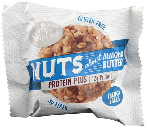 Betty Lou's Nut Butter Balls - Protein Plus - Almond - 1.7 Oz - 12 Ct