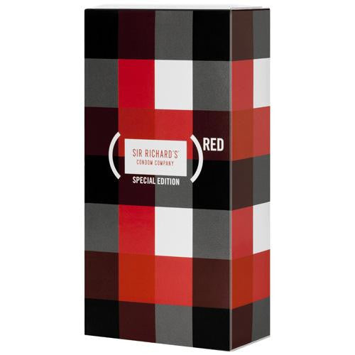 Sir Richard's Condoms - Special Edition Product Red - Counter Dsp - 12 Pack