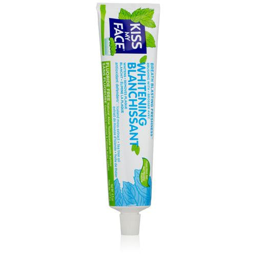 Kiss My Face Toothpaste - Whitening - Fluoride Free - Gel - 4.5 Oz