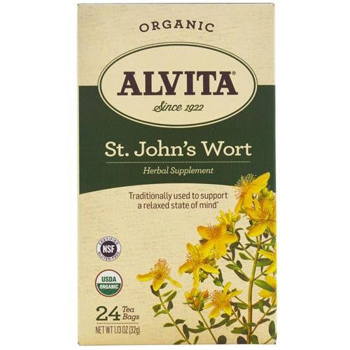 Alvita Tea - Organic - St Johns Wort Herbal - 24 Tea Bags