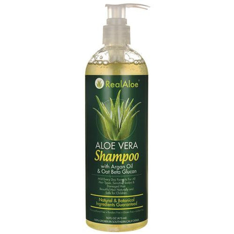 Real Aloe Inc. Shampoo - Aloe Vera - Mild - 16 Fl Oz