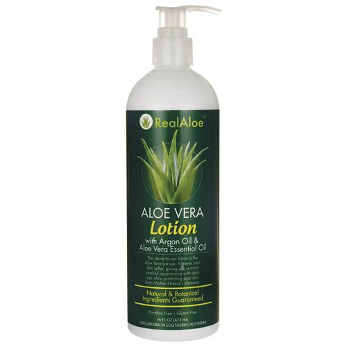 Real Aloe Inc. Lotion - Aloe Vera - 16 Fl Oz