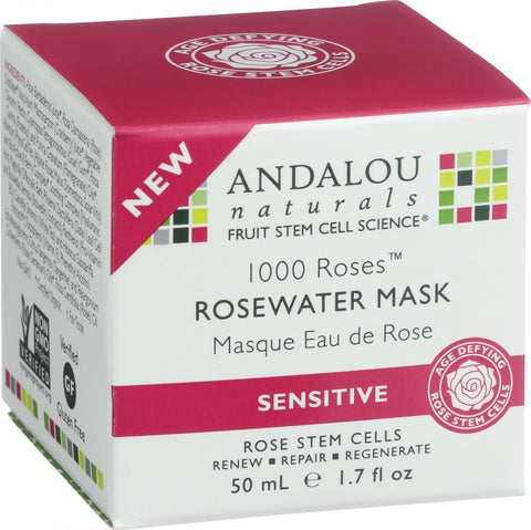 Andalou Naturals Rosewater Mask - 1000 Roses - 1.7 Oz