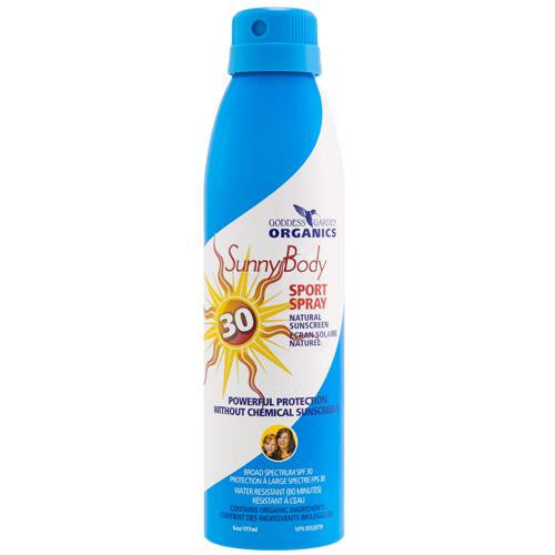 Goddess Garden Sunscreen - Organic - Sun Sport - Continuous Spray - 6 Fl Oz