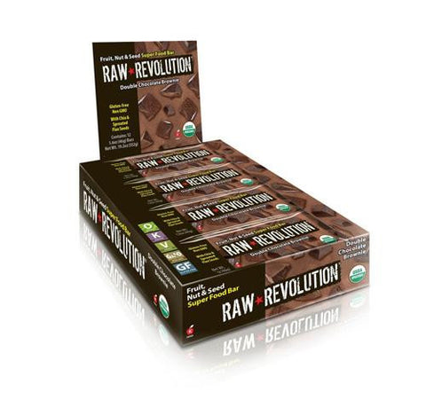 Raw Revolution Bar - Organic - Super Food - Choc Brownie - 1.6 Oz - 1 Case