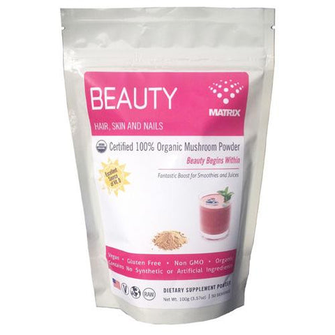 Mushroom Matrix Beauty Matrix - Organic - Powder - 3.57 Oz