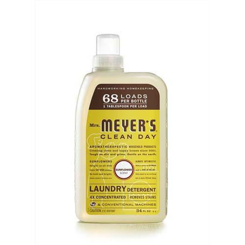 Mrs. Meyer's Laundry Detergent - 68 Loads - Sunflower - 34 Fl Oz