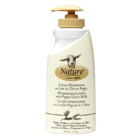 Nature By Canus Lotion - Goats Milk - Nature - Olive Oil Wht Prot - 11.8 Oz