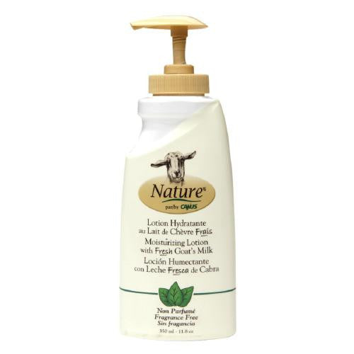 Nature By Canus Lotion - Goats Milk - Nature - Fragrance Free - 11.8 Oz