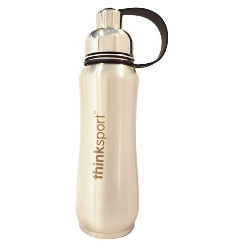 Thinksport Insulated Sports Bottle - Silver - 17 Fl Oz