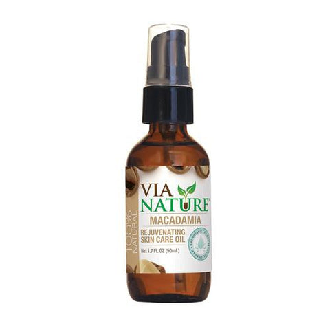 Via Nature Specialty Skin Care Oil - Macadamia - Rejuvenating - 1.7 Fl Oz