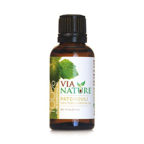 Via Nature Essential Oil - 100 Percent Pure - Patchouli - 1 Fl Oz