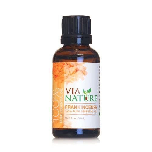 Via Nature Essential Oil - 100 Percent Pure - Frankincense - 1 Fl Oz