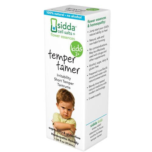 Sidda Flower Essences Temper Tamer - Kids - Age Two Plus - 1 Fl Oz