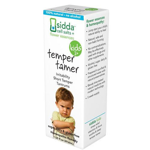 Sidda Flower Essences Temper Tamer - Kids - Age Two Plus - 1 Fl Oz