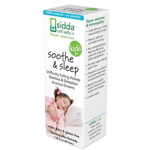 Sidda Flower Essences Soothe And Sleep - Kids - Age Two Plus - 1 Fl Oz