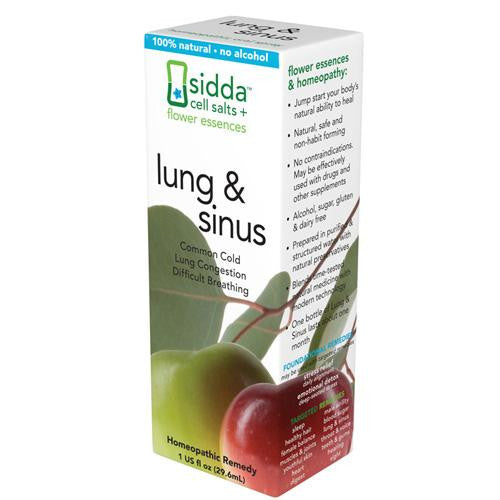 Sidda Flower Essences Lungs And Sinus - 1 Fl Oz