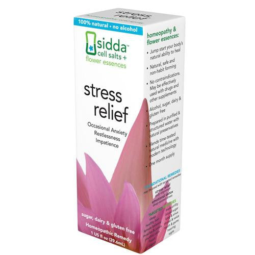 Sidda Flower Essences Stress Relief - 1 Fl Oz