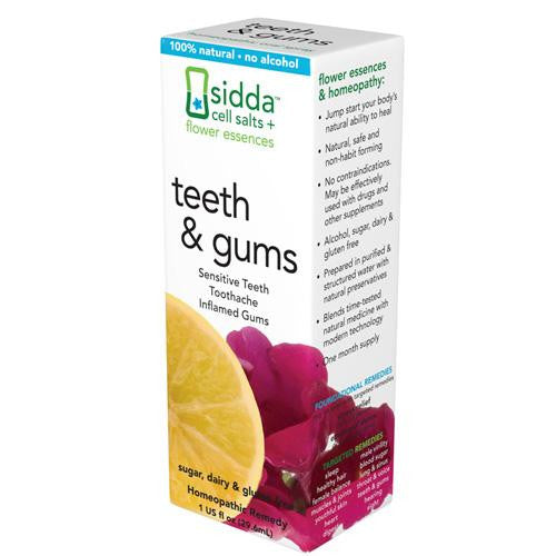 Sidda Flower Essences Teeth And Gums - 1 Fl Oz