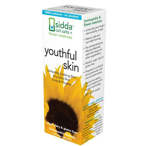 Sidda Flower Essences Youthful Skin - 1 Fl Oz