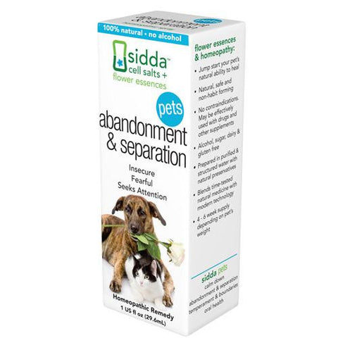 Sidda Flower Essences Abandonment And Separation - Pets - 1 Fl Oz