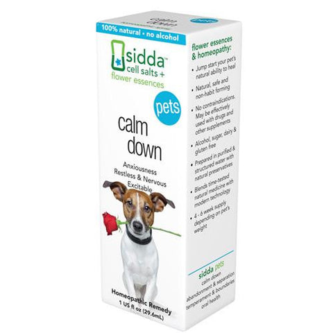 Sidda Flower Essences Calm Down - Pets - 1 Fl Oz