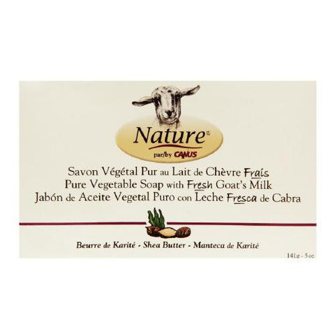 Nature By Canus Bar Soap - Nature - Shea Butter - 5 Oz