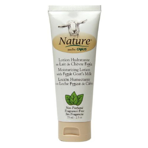 Nature By Canus Lotion - Goats Milk - Nature - Fragrance Free - 2.5 Oz